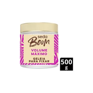 Geleia para Cabelos Seda Boom Volume Máximo 500g