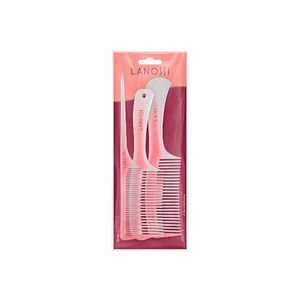 Pente Lanossi para Cabelo Rose 3un