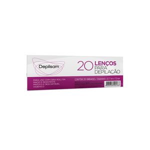Lenços Depilsan para Depilação 20un