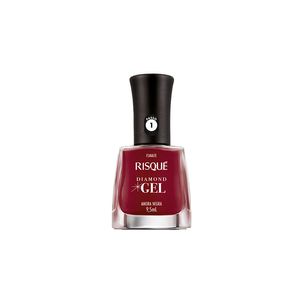 Esmalte Risqué Cremoso Diamont Gel Amora Negra un