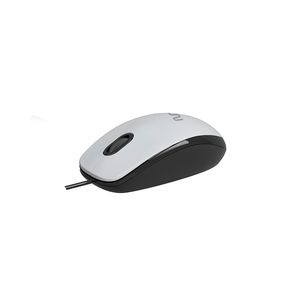 Mouse Multilaser com Fio Mf400 1200 Dpi Preto com Branco un