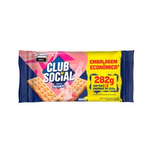 Biscoito Club Social Presunto 282g