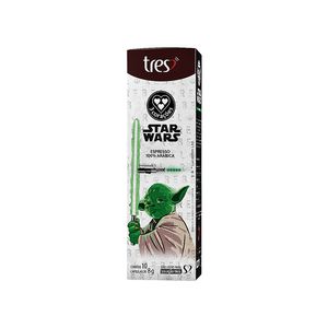 Cafê Três Star Wars Mestre Yoda com 10 Cápsulas 80g