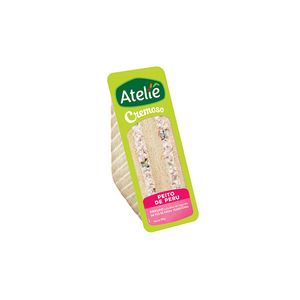 Sanduíche Cremoso Ateliê Saboe Peito de Peru 125g