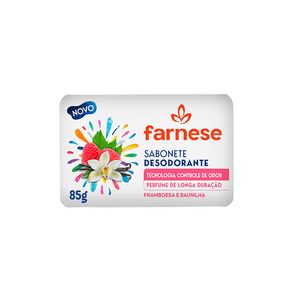 Sabonete Farnese Desodorante Framboesa e Baunilha 85g