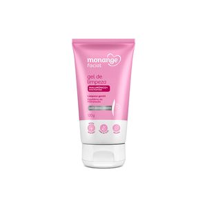 Gel Limpeza Facial Monange Anti-Ressecamento 120g