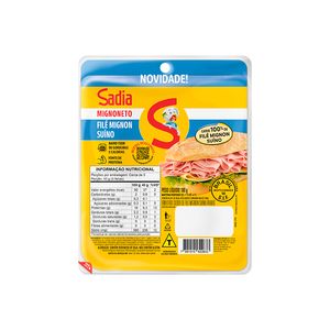 Embutido Sadia Suíno Mignoneto Cozido 180g