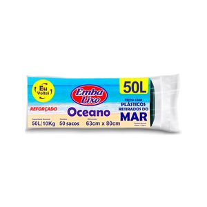 Saco Plástico Embalixo Oceano 50lt com 50un