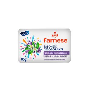 Sabonete Farnese Desodorante Flor de Laranjeira e Lavanda 85g