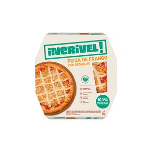 Pizza Incrível 100% Vegetal Frango com Requeijão 450g