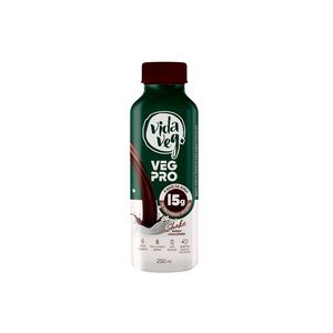 Shake Vida Veg Pro Base de Aveia 15g Proteina Chocolate 250g