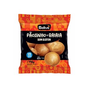 Pãozinho de Batata Belive sem Lactose sem Glúten 198g