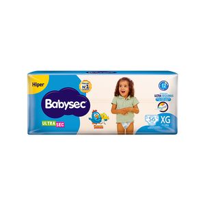 Fralda Babysec Ultra Sec Xg com 56un
