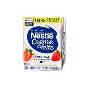 Creme de Leite Nestlé Tp 10% Grátis 200g