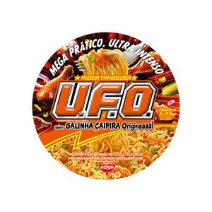 Macarrão Instantâneo Nissin Ufo Galinha Caipira 93g