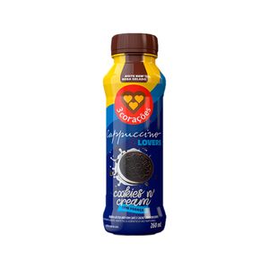 Bebida Lactea 3 Corações Capuccino Cookies N'Cream 260ml