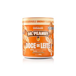 Pasta Amendoim Dr.Peanut Whey  Protein Z. Açucar Doce de Leite 600g