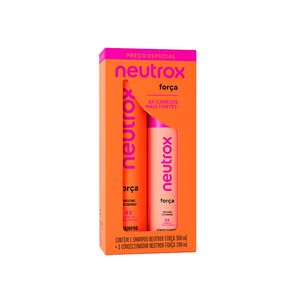Shampoo 300ml + Cond.200ml Neutrox Forca un