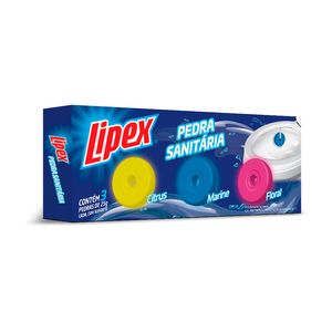 Pedra Sanitária Lipex com 3un