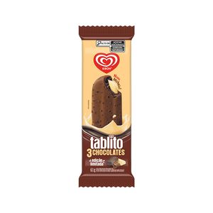 Picolé Kibon Tablito 3 Chocolates 1un