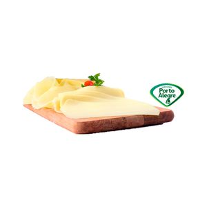 Queijo Mussarela Porto Alegre Zero Lactose Fatiado Bandeja 310g