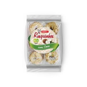 Biscoito Sapporo Rosquinha Zero Lactose Vegano com Coco 150g