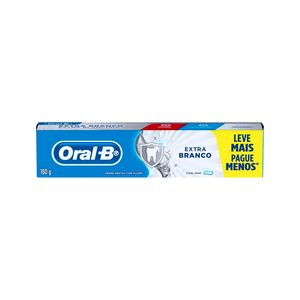 Creme Dental Oral B Extra Branco Lv + Pg- 180g