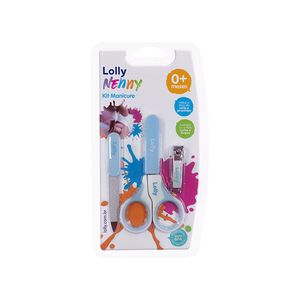 Kit Manicure Lolly Infantil Azul un