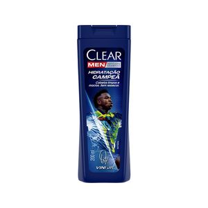 Shampoo para Cabelos Clear Masculino Hidratação Campeã 200ml