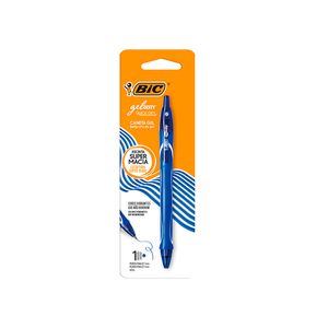Caneta Bic Gelocity Quick Dry Azul 1un