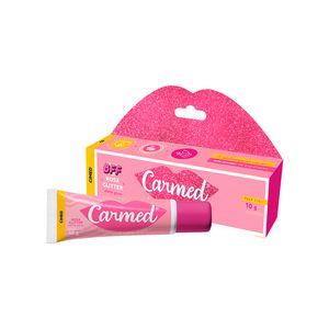 Hidratante Labial Carmed Rosa Glitter un