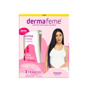 Sabonete Líquido Íntimo Dermafeme Suave Floral com 2un 200ml