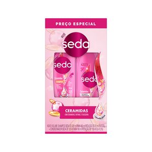 Shampoo 300ml + Condicionador 190ml Seda Ceramidas un