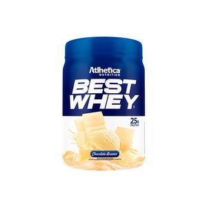 Suplemento Alimentar Atlhetica Best Whey 25g Protein Chocolate Branco 450g