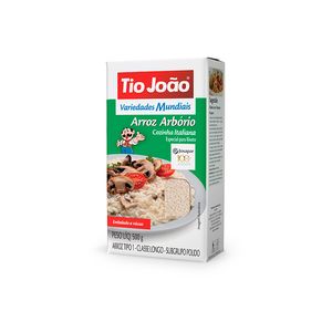 Arroz Tio João Arbório Cozinha Italiana 500g