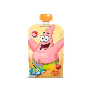 Iogurte Liquido Bob Esponja Pouch Vitamina de Frutas 100g