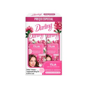 Shampoo 350ml + Condicionador 350ml Darling Tilia un