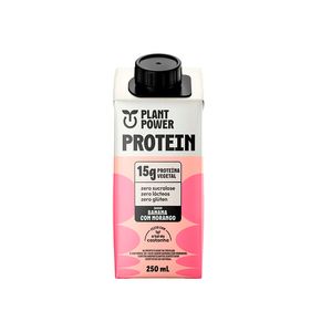Shake Proteina Banana com Morango Plant Power 250ml