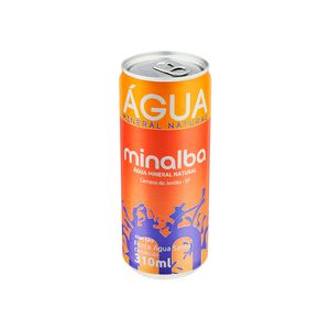 Água Mineral Minalba c/ Gás Lata 310ml