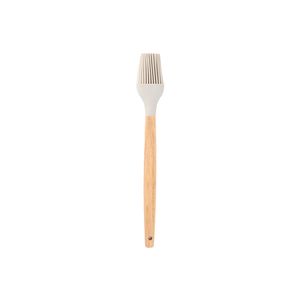 Pincel Silicone Mozcada com Cabo de Madeira un