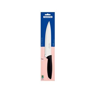 Faca Tramontina Chef Plenus Aço Inox Preta N.8 un