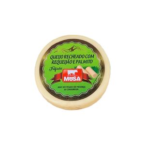 Queijo Mussarela Musa Recheado com Requeijão e Palmito 519g