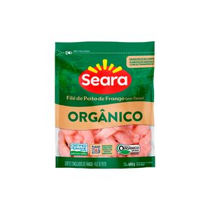 Filé de peito em tiras Seara Orgânico IQF 600g