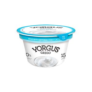 Iogurte Yorgus Grego Natural Zero 130g