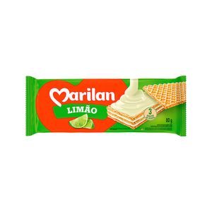 Biscoito Marilan Wafer Limão 80g