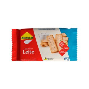 Biscoito Lowcucar Zero Lactose Diet Leite 140g