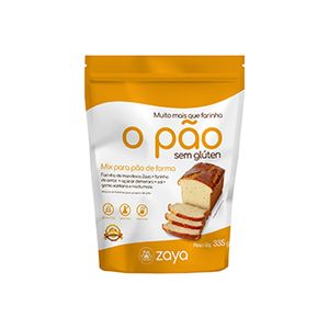 Mistura Para Pão Forma Zaya Sem Glúten Zero Lactose 335g