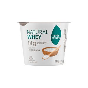 Iogurte Verde Campo Natural Whey 14g Tradicional 140g