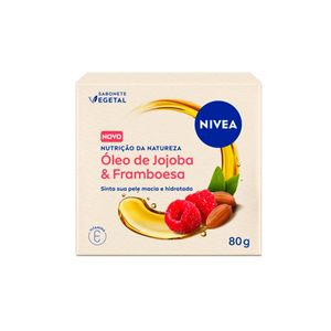 Sabonete Nivea Vegetal Óleo de Jojoba & Framboesa 80g