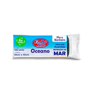 Saco Plástico Embalixo Oceano 30lt com 50un